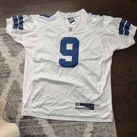 Reebok Other - Reebok Authentic Dallas Cowboys Tony Romo White Jersey XL Vintage